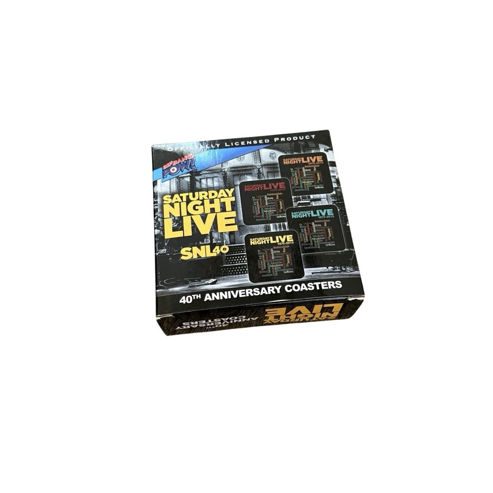 NEW Saturday Night Live SNL 40th Anniversary TV Comedy Cork Coasters Set of 8